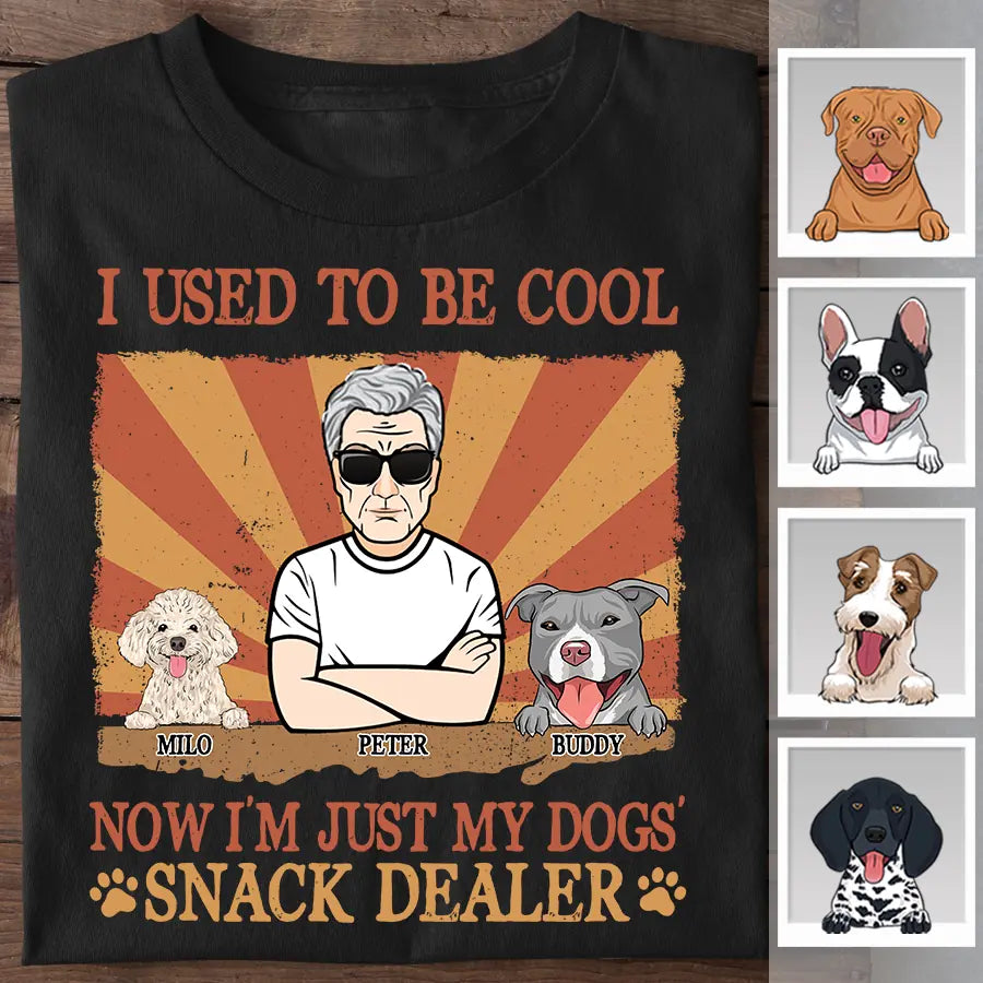 Snack Dealer Dog Dad  Personalized T-shirt TS-NB2523
